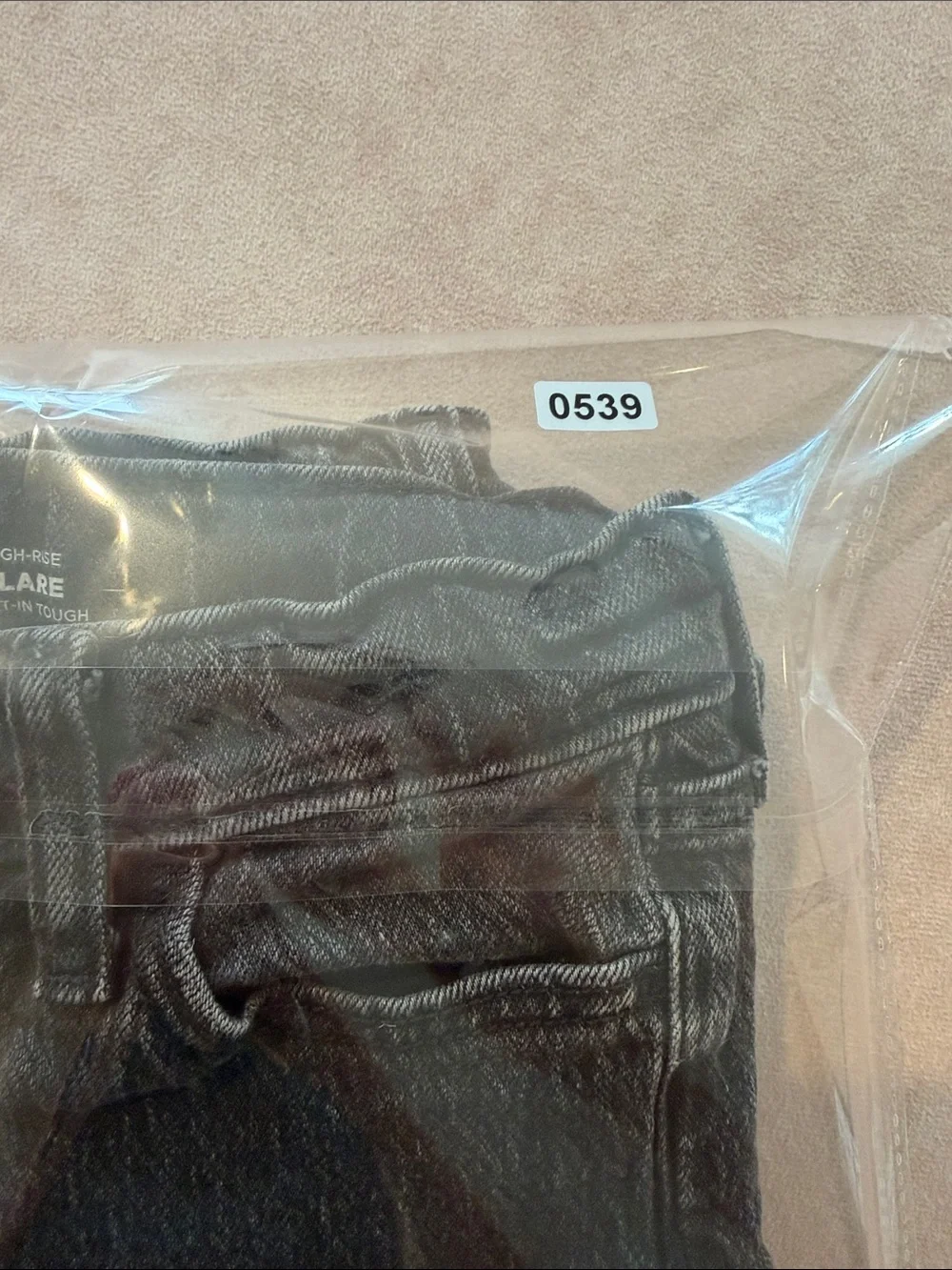 Old Navy High Rise Flare Jeans • size 8 • distressed black